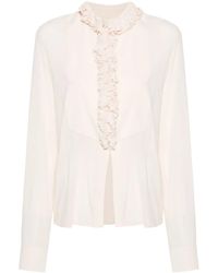 Philosophy Di Lorenzo Serafini - Blusa con detalle de volantes - Lyst