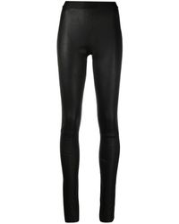 Ann Demeulemeester - Skinny Leather Trousers - Lyst