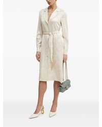 Twinset - Chain-Print Belted Dress - Lyst