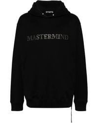 MASTERMIND WORLD - Felpa Con Cappuccio E Logo Di Strass - Lyst