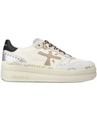Premiata - Platform Leopard-Print Sneakers - Lyst