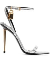 Tom Ford - Sandali Padlock a punta aperta - Lyst