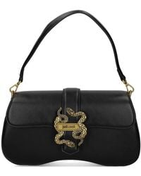 Just Cavalli - Snake-Detail Shoulder Bag - Lyst