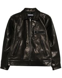 Neighborhood Pm Leather Jacket in Brown for Men | Lyst