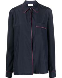 P.A.R.O.S.H. - Button-Up Blouse - Lyst