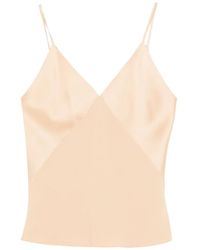 forte_forte - Top Met V-Hals - Lyst