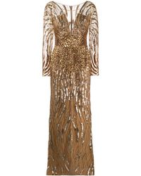 Zuhair Murad Avondjurk Met Pailletten - Metallic