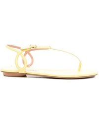 Aquazzura - Almost Bare Flat Sandals - Lyst
