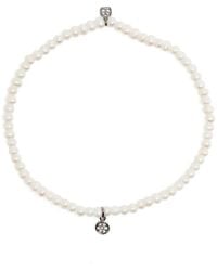 Sydney Evan - 14Kt Charm Diamond Beaded Bracelet - Lyst