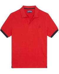 Vilebrequin - Contrast-Trim Polo-Collar T-Shirt - Lyst