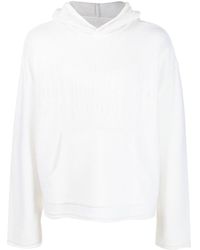 MM6 by Maison Martin Margiela - Number-motif Knitted Hoodie - Lyst