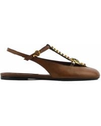 Etro - Embellished T-Bar Slingback Ballet Flats - Lyst