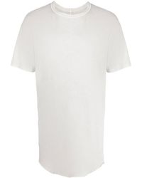 Boris Bidjan Saberi - Lace-Up-Detail Longline T-Shirt - Lyst
