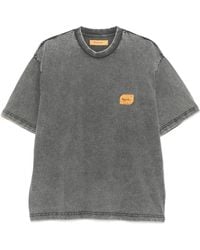Replay - Logo-Patch Acid-Wash T-Shirt - Lyst