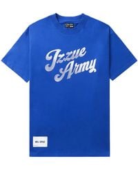 Izzue - Logo-Print Cotton T-Shirt - Lyst