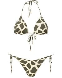 SOFIA ERHAN - Kyle Printed Tie Bikini - Lyst