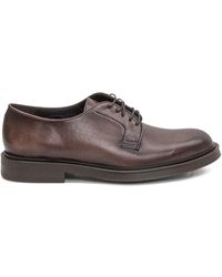 STURLINI FIRENZE - Leather Lace-Up Derby Shoes - Lyst