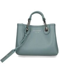 Emporio Armani - Mini Myea Top-Handle Tote Bag - Lyst