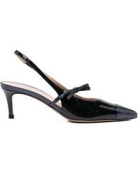 Festamilano - Berice Bow-Detail Leather Pumps - Lyst