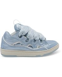 Lanvin - Baskets Curb À Lacets - Lyst