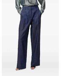 Indress - Bath Pinstriped Pleated Trousers - Lyst