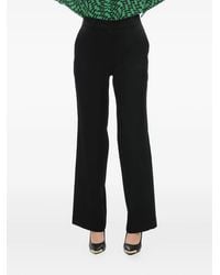 Michael Kors - Satijnen High Waist Broek - Lyst