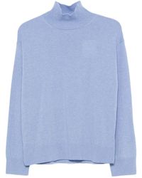 GANT - Superfine Lambswool Mock-Neck Sweater - Lyst