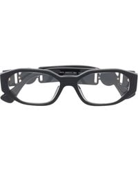 Versace - Logo Square-Frame Glasses - Lyst