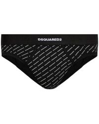 DSquared² - Cotton Briefs With Monogram - Lyst