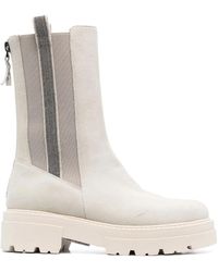 Fabiana Filippi - 45Mm Chunky Suede Boots - Lyst