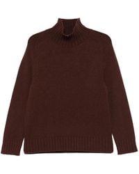 Purotatto - High-Neck Ribbed Sweater - Lyst