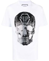 Philipp Plein - T-shirt con stampa SS Skull - Lyst