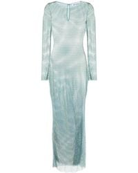Self-Portrait - Kleid Mit Strass - Lyst