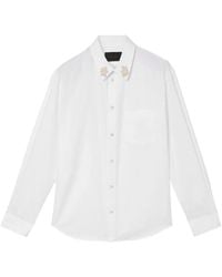 Simone Rocha - Pearl-Embellished Shirt - Lyst