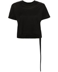 Rick Owens - Level T Cropped-T-Shirt - Lyst
