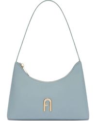 Furla - Diamante Logo-Plaque Shoulder Bag - Lyst