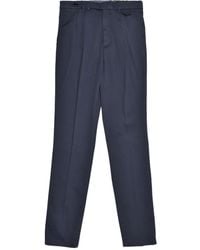 Brunello Cucinelli - Pantalon En Coton À Design Plissé - Lyst
