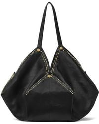 Versace - Grote Protea Leren Schoudertas - Lyst