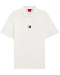 HUGO - Polo À Patch Logo - Lyst