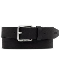 Guess - Logo-Engraved Leather Belt - Lyst