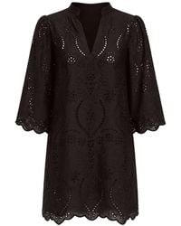 Natalie Martin - Maria Broderie-Anglaise Mini Dress - Lyst