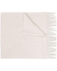 N.Peal Cashmere - Fringe Trim Scarf - Lyst