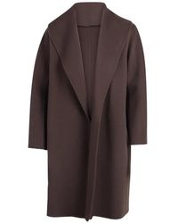 Max Mara - Manteau À Col Châle Sans Boutonnage - Lyst