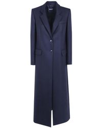 DR. HOPE - Single-Breasted Wool Coat - Lyst