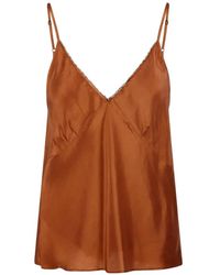 forte_forte - Scallop-Trim Camisole Top - Lyst