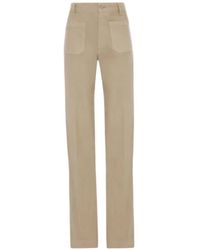 Victoria Beckham - Alina Patch-Pockets Jeans - Lyst