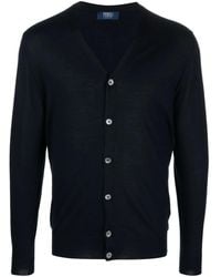 Fedeli - V-Neck Buttoned Cardigan - Lyst
