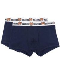 Moschino - Pack de dos bóxeres con motivo Teddy Bear - Lyst
