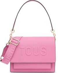 Tous - ロゴエンボス ショルダーバッグ - Lyst