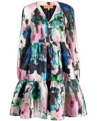 Stine Goya - Jasmine Floral-pattern Flared Dress - Lyst